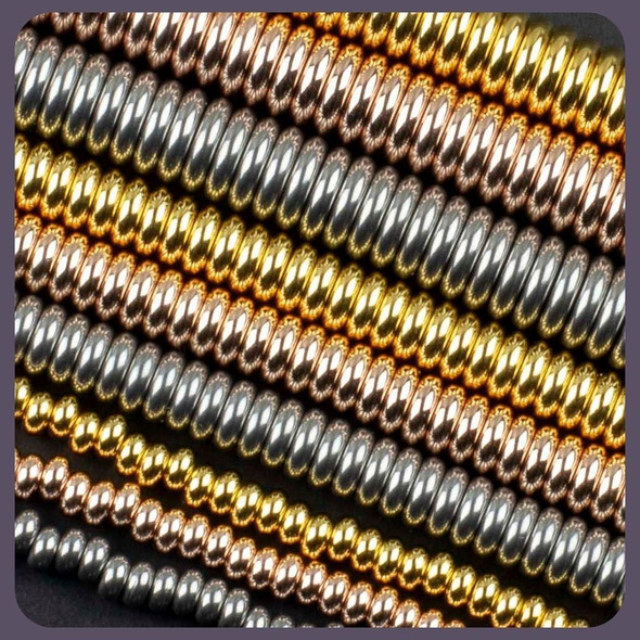 Cherry Tree Beads 304 Stainless Steel Rondelle Spacer Beads 