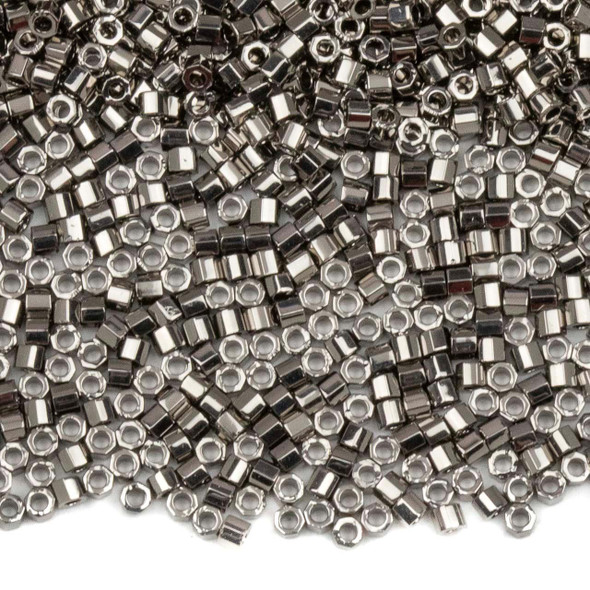  Miyuki 11/0 Steel Hex Cut Delica Seed Beads - #DBC0021, 7.2 gram tube 