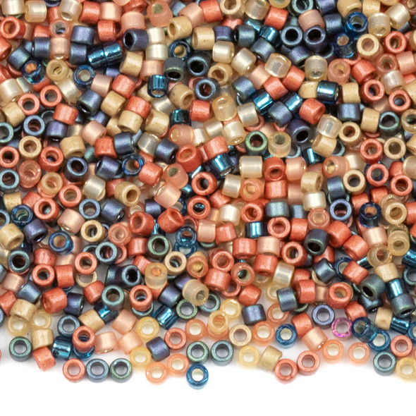 Miyuki 11/0 Surf and Sand Mix Delica Seed Beads - #MIX9090, 7 gram tube