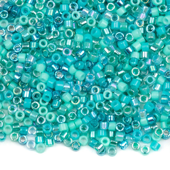  Miyuki 11/0 Snow Queen Mix Delica Seed Beads - #MIX9092, 7 gram tube 