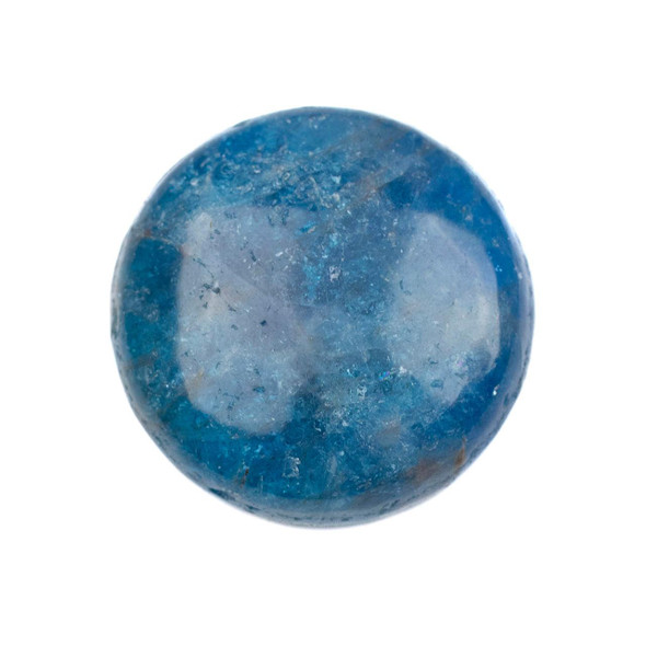 Cherry Tree Beads Apatite 20mm Coin Button Cabochon - 1 per bag 