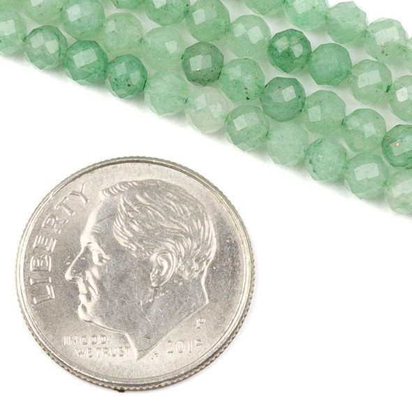 Cherry Tree Beads BOGO Green Aventurine 3mm Round Beads - 15 inch strand 