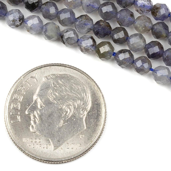 Cherry Tree Beads BOGO Iolite 3mm Round Beads - 15 inch strand 