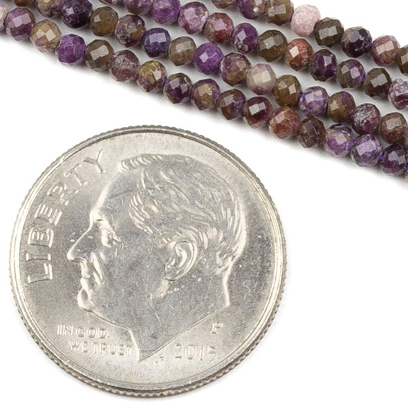 Cherry Tree Beads BOGO Sugilite 2mm Round Beads - 15 inch strand 