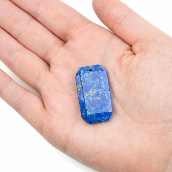 Cherry Tree Beads Gemstone 20x35mm Front-to-Back Top Drilled Faceted Rectangle Pendant - 1 per bag  Cherry Tree Beads Gemstone 20x35mm Front-to-Back Top Drilled Faceted Rectangle Pendant - 1 per bag