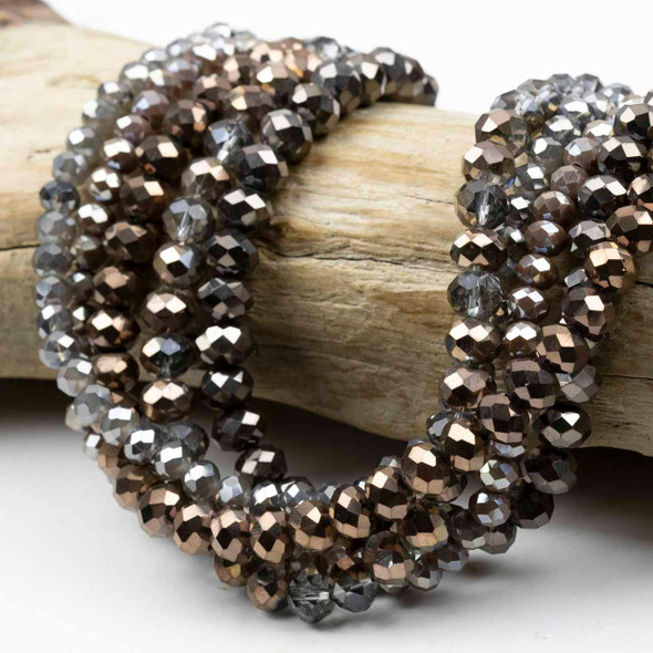 Cherry Tree Beads Smoky Metals Crystal Strand Designer Collection  Cherry Tree Beads Smoky Metals Crystal Strand Designer Collection