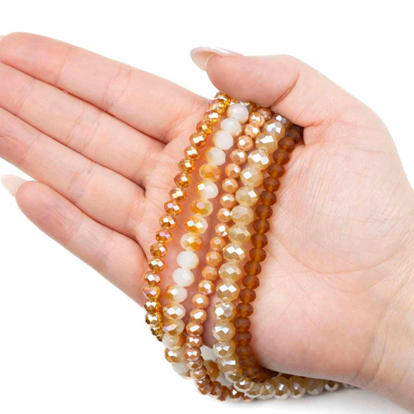 Cherry Tree Beads Golden Harvest Crystal Strand Designer Collection  Cherry Tree Beads Golden Harvest Crystal Strand Designer Collection