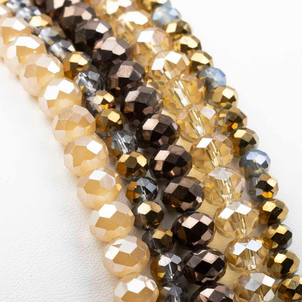 Cherry Tree Beads Ashen Glow Crystal Strand Designer Collection 
