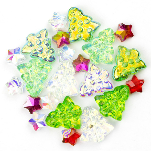 Cherry Tree Beads Merry & Bright Crystal Bead Designer Collection  Cherry Tree Beads Merry & Bright Crystal Bead Designer Collection