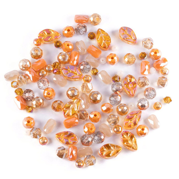 Cherry Tree Beads Pumpkin Spice Crystal Bead Designer Collection 