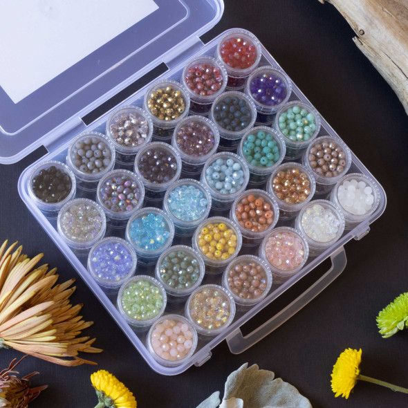 Designer Crystal Collection- 3x4mm Rondelle- 30 Colors Box Set