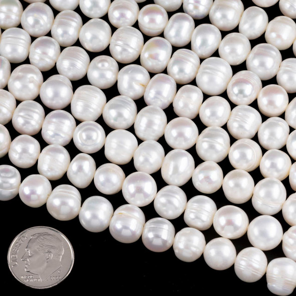 Cherry Tree Beads Freshwater Pearl 8-9mm Potato Beads - 8 inch strand 
