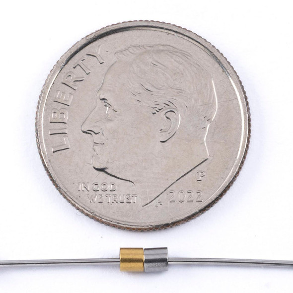 Cherry Tree Beads 304 Stainless Steel 2x2mm Crimp Tube Beads 