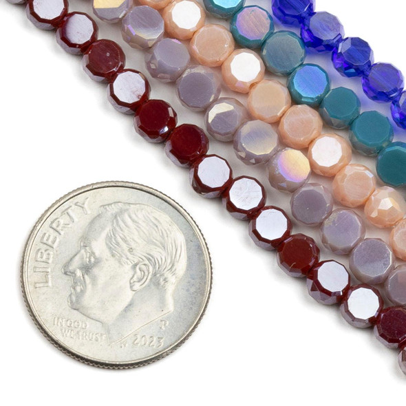 Cherry Tree Beads Crystal 4-4.5mm Faceted Coin Beads - 8 inch strand 