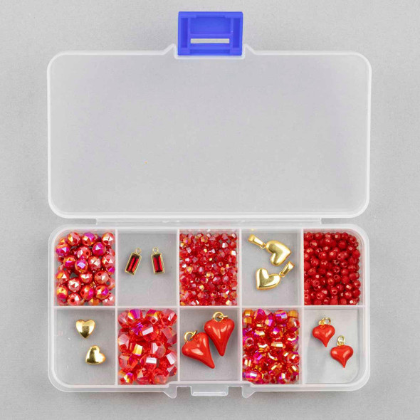 Cherry Tree Beads Queen of Hearts Designer Collection Box 