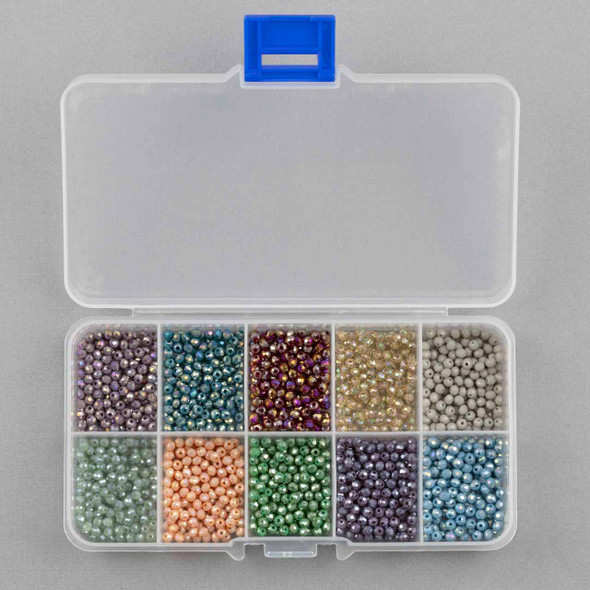 Cherry Tree Beads Earth Tones 2x3mm Crystal Rondelle Designer Collection 