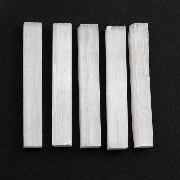 Cherry Tree Beads Selenite Wand - 1 piece, approx. 0.5x4 inches 