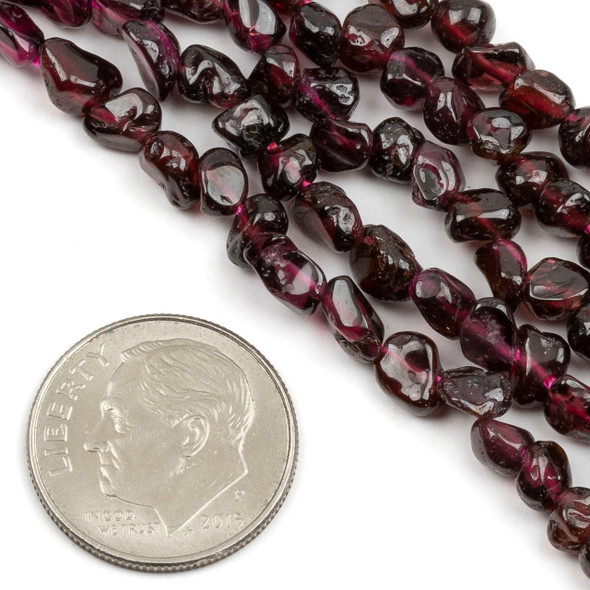 Cherry Tree Beads Garnet 3-5mm Chip Beads - 15 inch strand 