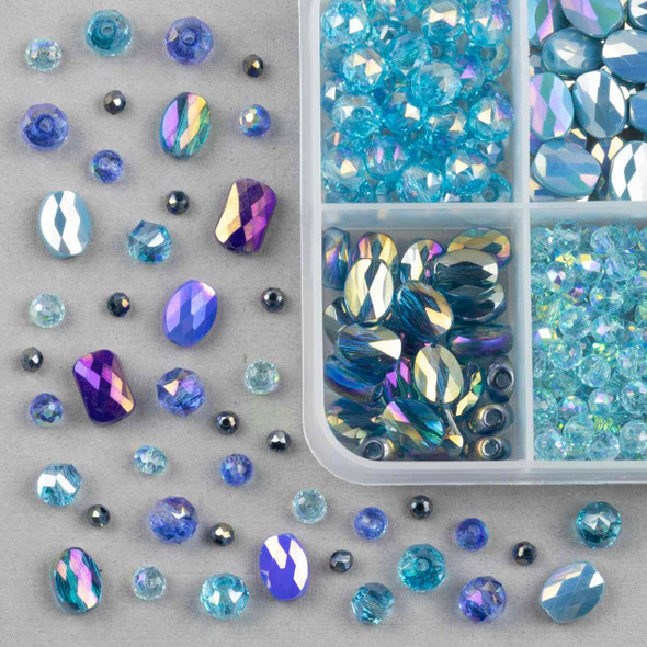 Cherry Tree Beads Winter Blues Designer Collection Box 