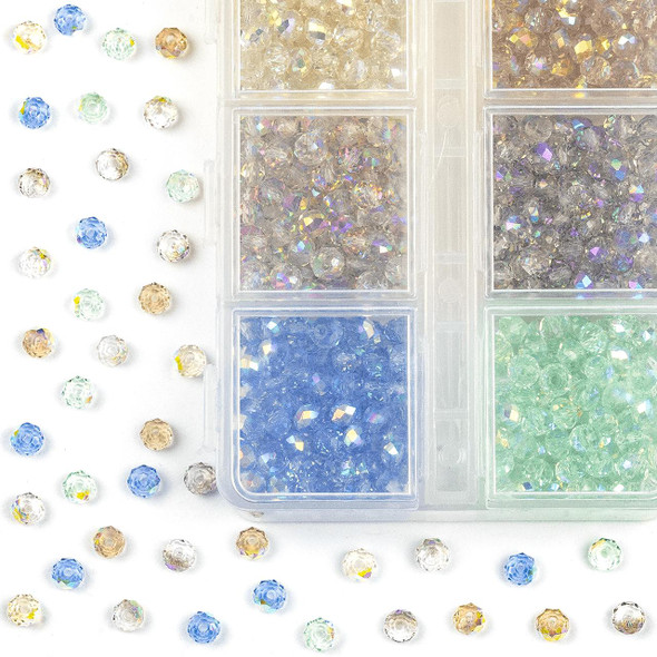 Cherry Tree Beads Mermaid Scales 3x4mm Crystal Designer Collection Box 