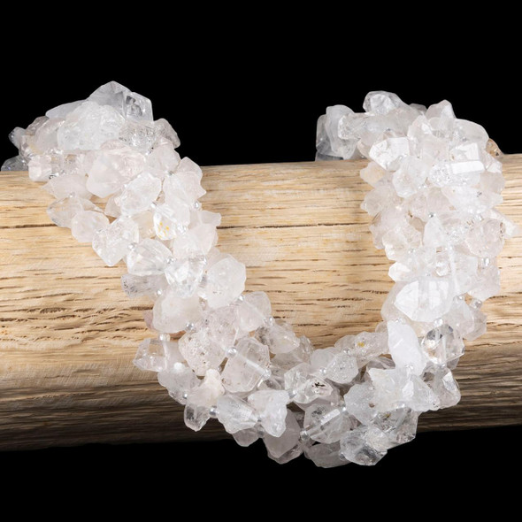Cherry Tree Beads Herkimer Diamond Natural approx. 5x14-8x21mm Nugget Beads - 15 inch strand 