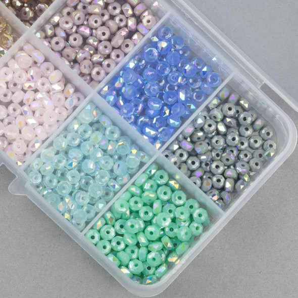 Cherry Tree Beads Crystal 2x4mm Heishi Designer Collection Box 