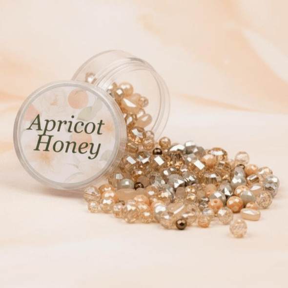 Cherry Tree Beads Apricot Honey Crystal Bead Designer Collection 