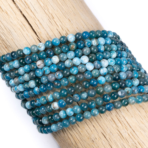 Cherry Tree Beads Apatite 5mm Round Beads - 16.5 inch strand