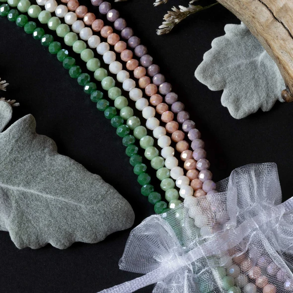 Cherry Tree Beads Vintage Garden Crystal Strand Designer Collection 