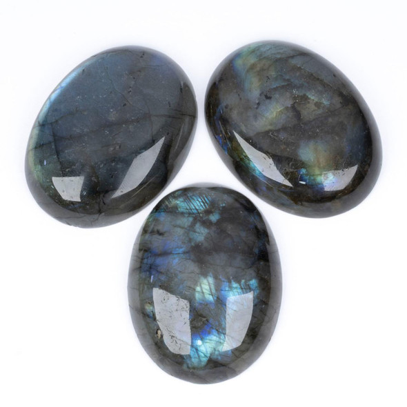 Cherry Tree Beads Blue Labradorite 30x40mm Oval Cabochon - 1 per bag 