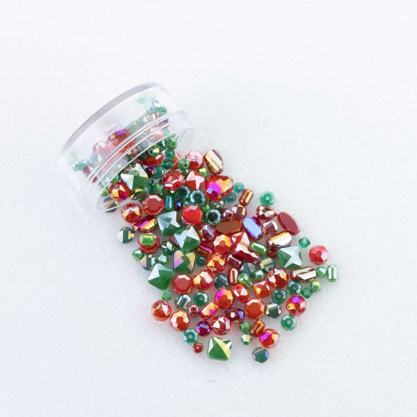 Christmas beads for holiday inspired jewelry designs