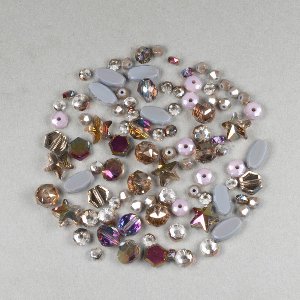 Vintage bronze-toned bead kit.