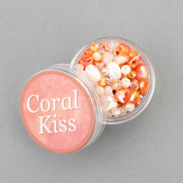 Cherry Tree Beads Coral Kiss Crystal Bead Designer Collection 