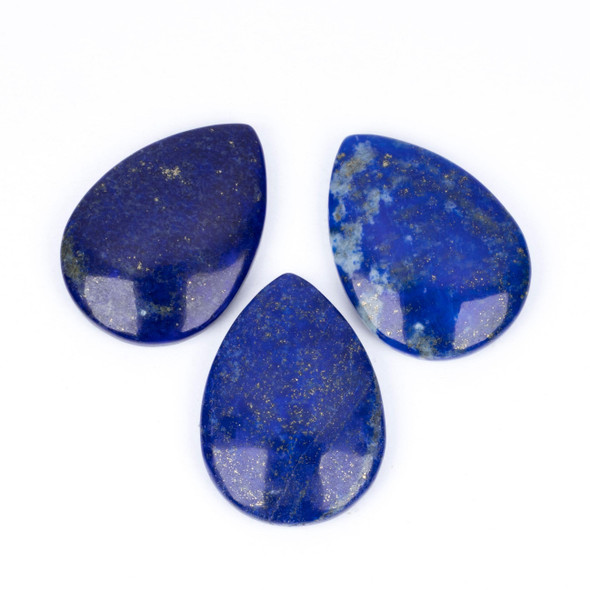 Cherry Tree Beads Lapis 18x25mm Teardrop Cabochon - 1 per bag 