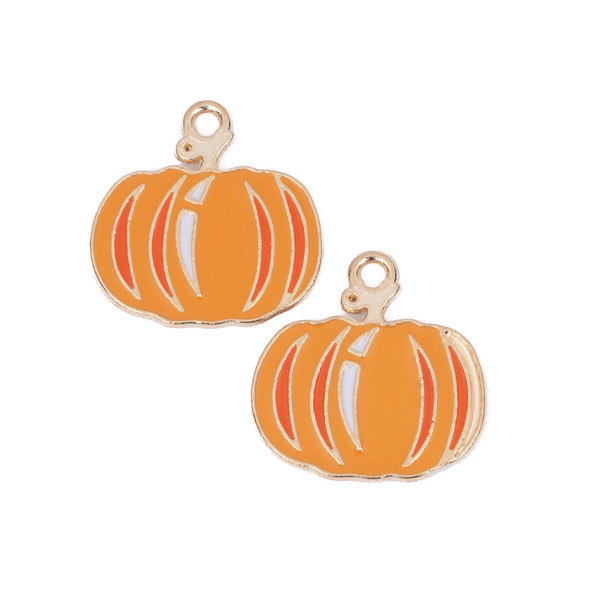 Pumpkin charms for Spooky Season DIYs.