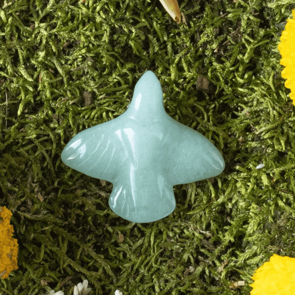 Amazonite bird focal.
