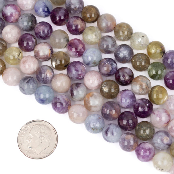 Cherry Tree Beads Rainbow Mica 8mm Round Beads - 15 inch strand 