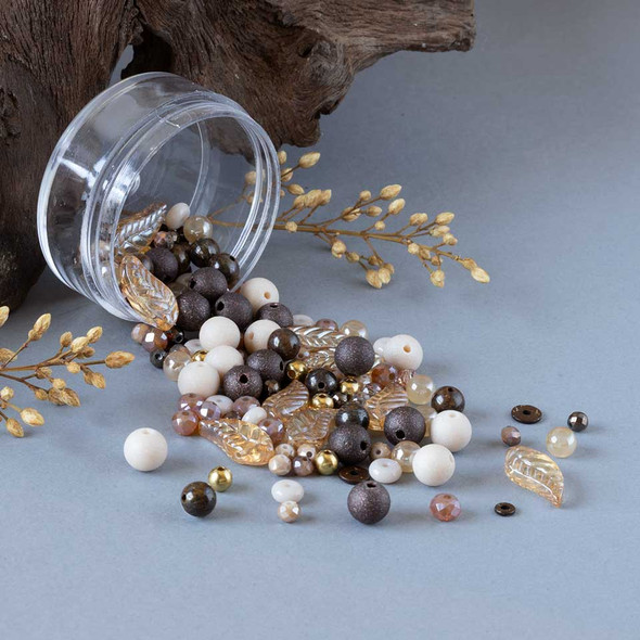 Cherry Tree Beads Cozy Cashmere Crystal Bead Designer Collection - 50mm Jar 
