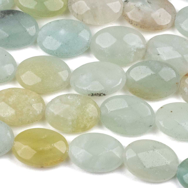 Amazonite Grade "B" 10x14mm Oval Beads - approx. 8 inch strand, Set A