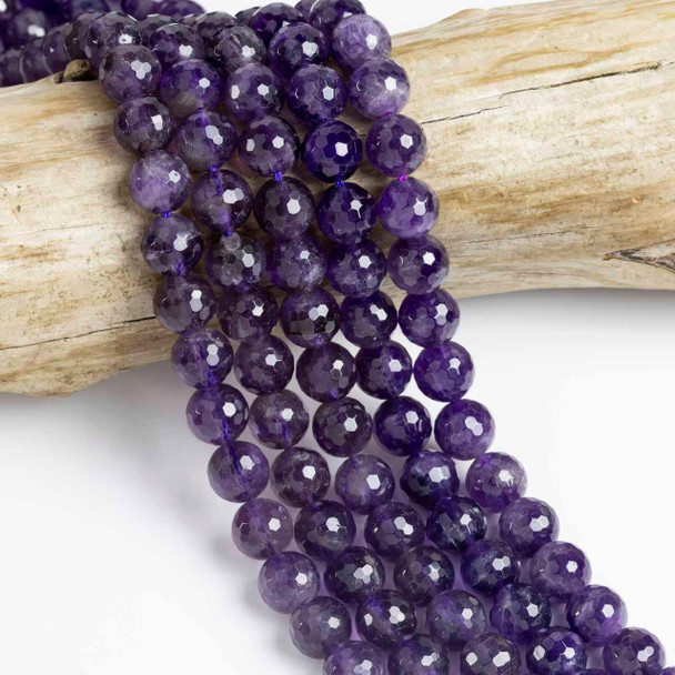 Cherry Tree Beads Amethyst 8mm Faceted Round Beads - 15.5 inch strand  Cherry Tree Beads Amethyst 8mm Faceted Round Beads - 15.5 inch strand
