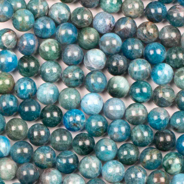 Apatite 8mm Round Beads - 15 inch strand