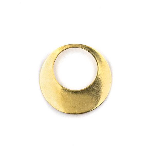 Raw Brass 23mm Agogo Components - 6 per bag - CTBYH-010b