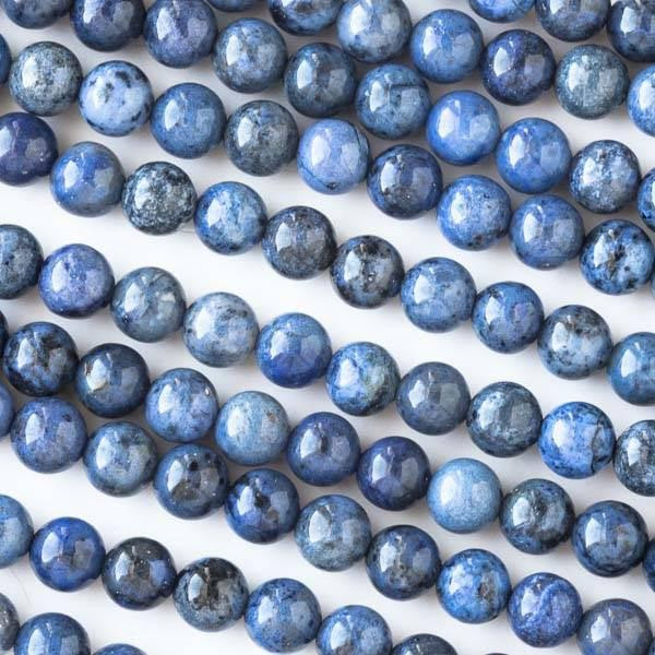 Cherry Tree Beads Dumortierite 6mm Round Beads - 15 inch strand 
