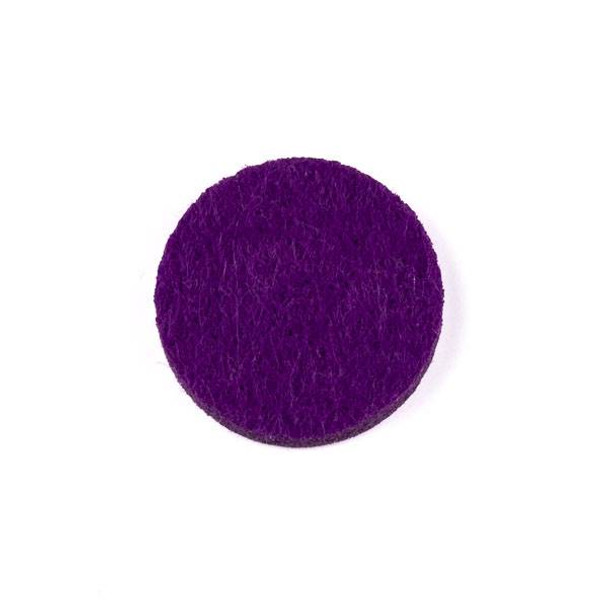 Purple 3x22mm Felt Oil Diffuser Pads - 3 per bag