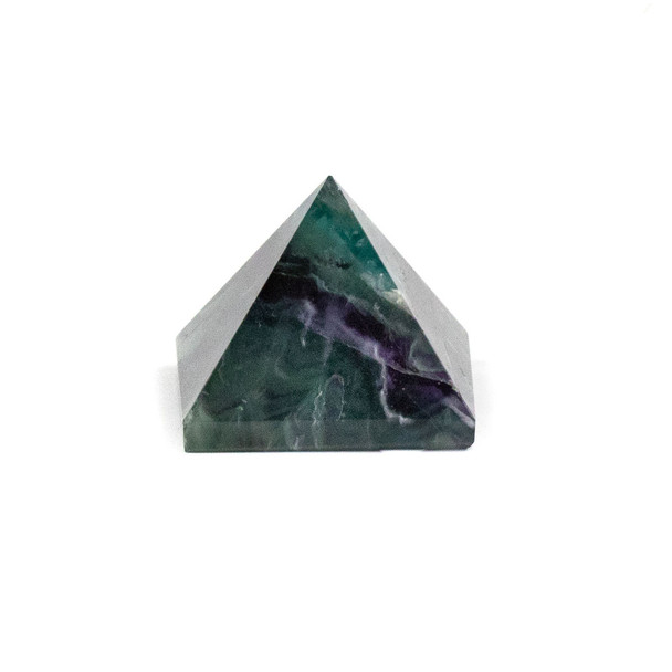 Fluorite Stone Pyramid - approx. 1 inch, 1 piece