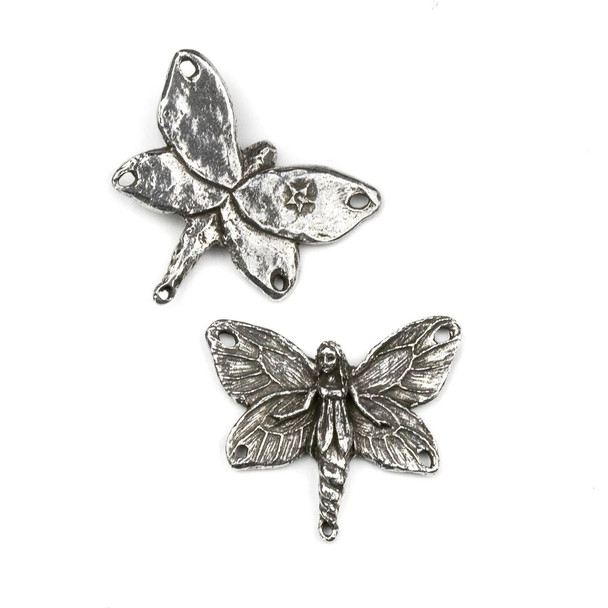  Green Girl Studios Pewter 32x34mm Fairy Pendant/Centerpiece - 1 per bag 