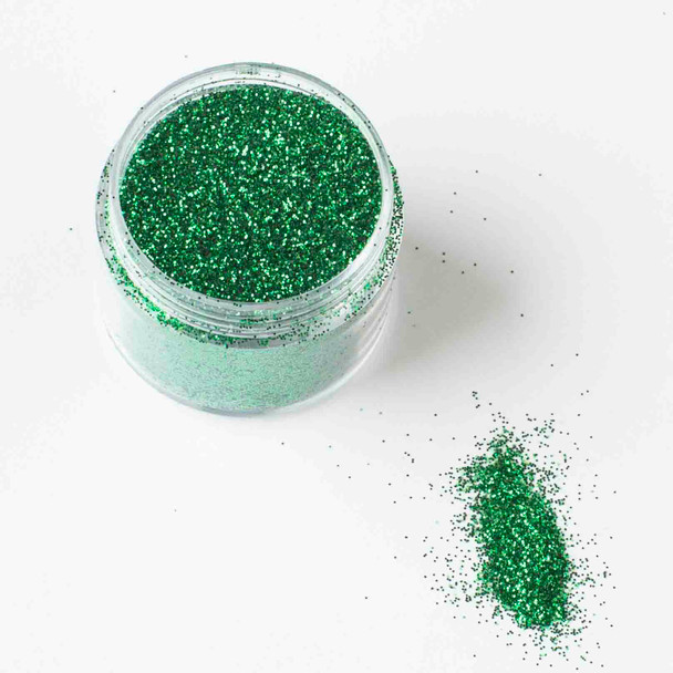 Emerald Green Extra Fine Glitter - 15 gram container