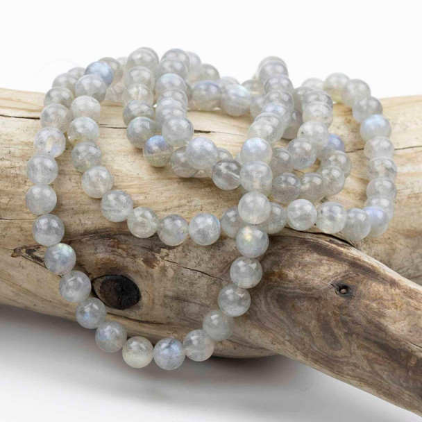 Cherry Tree Beads Labradorite 6mm Mala Round Beads - 115 beads per strand 
