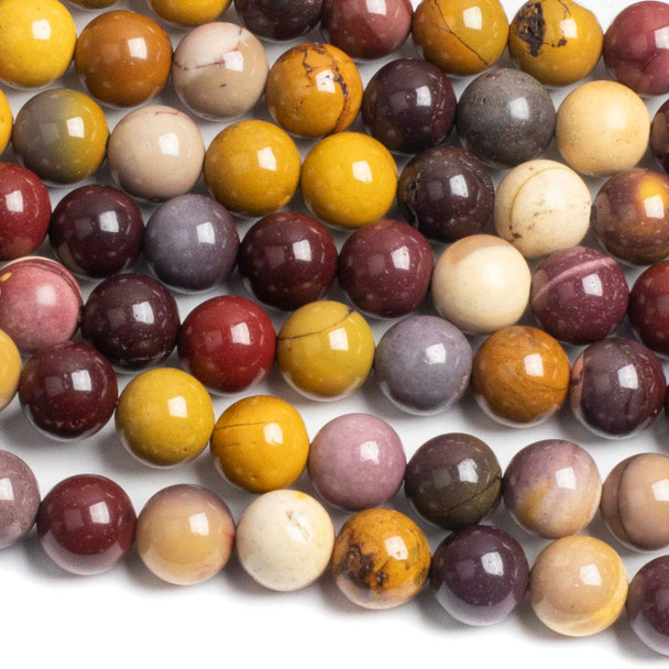 Mookaite 8mm Round Beads - approx. 8 inch strand, Set A