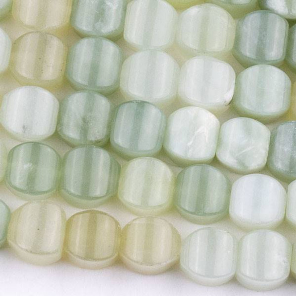 New Jade 8mm Cushion Beads - approx. 8 inch strand, Set A